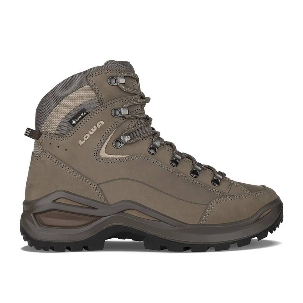 NEW LOWA women's renegade gtx mid boots in stone